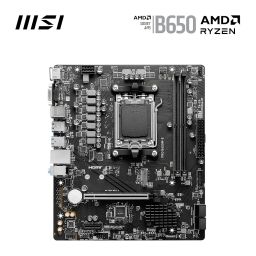 MSI PRO B650M-E Motherboard, Micro-ATX - Supports AMD Ryzen 9000/8000/7000 Series Processors, AM5 - DDR5 Memory Boost 6800+MHz/OC, 1 x PCIe 4.0 x16, 1 x M.2 Gen4 image 1