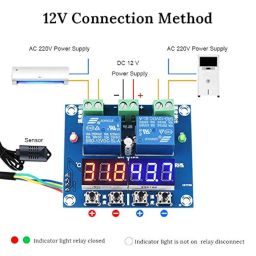 xcluma XH-M452 xh m452 upgraded 4 Wire High Sensor Temperature Humidity Controller for Incubator With Indicators Hygrometer Automatic image 2