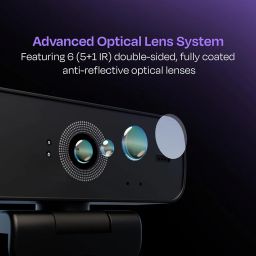 Kreo Owl 4K UHD Webcam with Auto-Focus and Noise Cancellation Digital Mic, Plug and Play Setup for Video Call, Streaming, YouTube and More, Privacy Shutter with 360 Rotation image 3