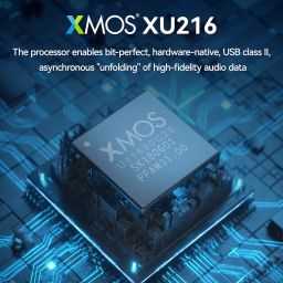 USB DAC Amp,Khadas Tone2 Pro | Desktop Digital Analog Converter -Headphone Amplifier with USB-C/USB-C(I2S) Inputs/Outputs: 3.5mm Unbalanced / 4.4mm Balanced/RCA - MQA DECODER (Red) image 2