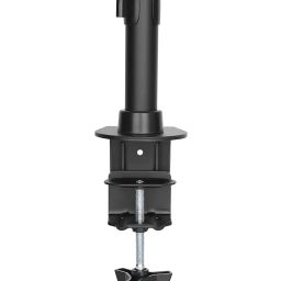 JIN OFFICE Triple Monitors Stand with 13-27 Inch Monitor Support| Height Adjustable Three Monitor Arm| Fully Adjustable 3 Monitor Stand (Clamp and Grommet Installation) image 5