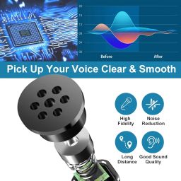 TRIDEO [𝟏𝟓 𝐘𝐄𝐀𝐑𝐒 𝐖𝐀𝐑𝐑𝐀𝐍𝐓𝐘 Mini USB Gooseneck Desktop Microphone for PC, Laptop, and Computer - Plug and Play, Compact Design, Ideal for Gaming, Streaming, Podcasting image 3