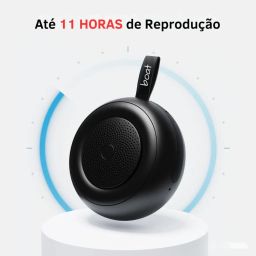 boAt Stone 135 Portable Wireless Speaker with 5W RMS Immersive Sound,IPX4 Water Resistance, True Wireless Feature, Up to 11H Total Playtime, Multi-Connectivity Modes With Type C Charging(Active Black) image 3