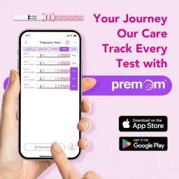 Easy@Home Pregnancy Test Strips Kit, 5 Pack Early Detection hCG Tests - Powered by Premom Ovulation Predictor iOS and Android APP image 3