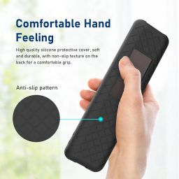 Silicone TV Remote Cover Compatible with Samsung Smart TV Remote 2023 BN59-01432G BN59-01432A BN59-01432J Case with Remote Loop [Remote NOT Included](2023-BLACK) image 3