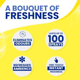 Glade Touch & Fresh Aerosol Air Freshener for Bathroom, Lemon Fresh | Fragrance Dispenser & 12ml Refill | Lasts up to 100 Sprays | Lasting Fragrance with One Touch image 2
