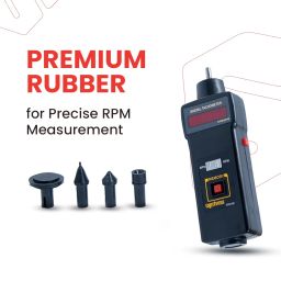 Premium Rubber Tips for Tachometers - Set of 4 Durable Plastic Nose Tips for Precise Measurement and Protection image 2