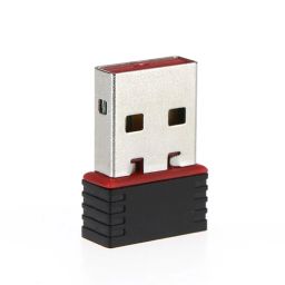 CLASSYTEK Mini Wireless WiFi USB Dongle Adapter 2.4Ghz, 1000 MBPS for PC Laptop with inbuilt High Gain Antenna, Compatible with Windows MAC image 1