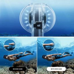 Invisible Underwater 50M Dive Case Compatible with Insta360 X4 Camera – Waterproof Protective Housing for 360° Shooting, Durable & High-Performance Camera Accessories image 4