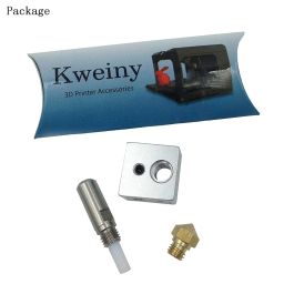Kweiny MK10 Hotend Kit for 3D Printer Fit with M3 and M4 Thermistor image 1