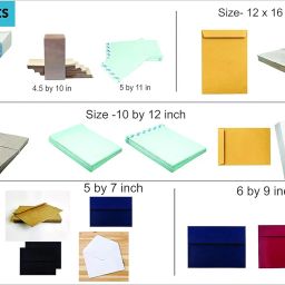 AccuPrints Envelope White Cheque Size envelope | Thickness - 100 gsm | Size 4.5 by 10 inch (50) image 5