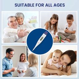 (EC5058) Rigid Digital Thermometer for Baby, Child & Adults, Large LCD Display with Fever Alarm | 3 Detection Method - Mouth, Armpit & Rectal image 5