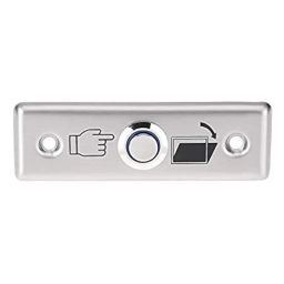 Realtime Stainless Steel Square Switch Button Panel Door Exit Home Push Release for RFID Access Control System image 3