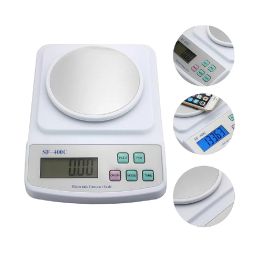 Sf-400C 500g x 0.01g Digital Jewellery Scale, Gold & Silver, Tare function, Overload indicator, on & off button, white weighing machine. image 1
