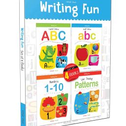 Writing Practice Boxset: Pack of 4 Books (Writing Fun: Write And Practice Capital Letters, Small Letters, Patterns and Numbers 1 to 10) image 1