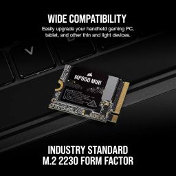 Corsair MP600 Mini 1TB PCIe 4.0 x4 NVMe M.2 SSD – M.2 2230 – Up to 7,000MB/sec Read – High-Density TLC NAND – Great for Steam Deck and Microsoft Surface image 4
