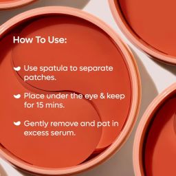 mCaffeine Cooling Under Eye Serum Patch for Brightness | Reduces Pigmentation with 4% Niacinamide & Kombucha Tea | Under Eye Patch Mask | Instantly Hydrates, Cools & De-Puffs - 15 Pairs image 5