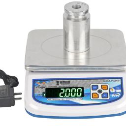 GVC High Accuracy 30Kg Counter Rechargeable Weight Machine with Stainless Steel Top with 2 Days Battery Backup - Upto 1 Year Warranty for Shop, Market, Home, Resturant, Kitchen Weighing Scale image 1
