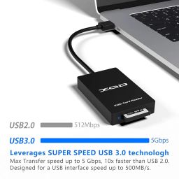 Artek Upgraded Version XQD Memory Card Reader for Sony G/M Series USB Mark XQD Card, Lexar 2933x/1400x USB Mark XQD Card for Windows/Mac OS. USB 3.0 image 5