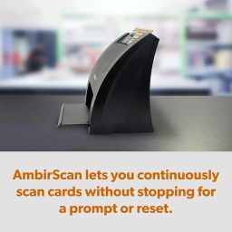 Ambir Card Scanner PS670ST-AS High Speed Single Sided Vertical USB Powered Card Scanner for Windows PC image 2