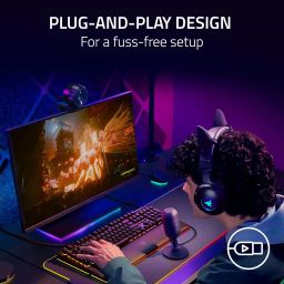 Razer Seiren V3 Mini USB Microphone: Condenser Mic - Supercardioid Pickup Pattern - Tap-to-Mute Sensor with LED Indicator - Shock Absorber - Ultra Compact - PC, Discord, OBS Studio, XSplit - White image 5