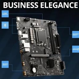 METHEI® Gaming Desktop Computer, (Core i5-12400F 4.40GHz, /16 GB DDR4 RAM, /512 GB NVMe SSD, /4 GB GT 1030 Graphics Card, /RGB Cabinet, /Win 11,MS Office 21 Trial) image 4