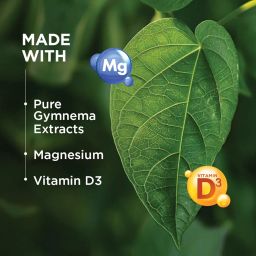 NatXtra Gymne-Mag D|Blood Sugar Support Supplement|Gymnema Sylvestre,Magnesium,& Vitamin D3|Reduces Cravings,Promotes Healthy Glucose Metabolism|60 Vegetarian Capsules (Pack Of 1 Count) image 2
