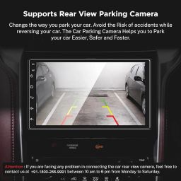 TEXUM TMP-D7 Universal Fit Double Din 7" HD Touch Screen Car Stereo with Bluetooth, Android Auto, and Screen Mirroring. image 4