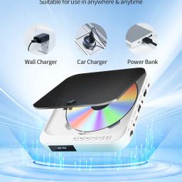 HDMI DVD Players for TV, DESOBRY 1080P HD Mini Small DVD Player with All Region Free, Compact DVD Player for Smart TV, Support AV Output, USB/TF Card Input, Remote Control,PAL/NTSC image 5