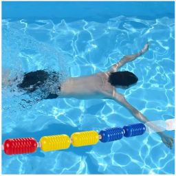 TUOYIBO Swmimming Pool Safety Rope Divider Line for Deep & Shallow End, Floating Pool Lane Line with 3.5inch Wide Floats and Hooks (Size : 1m/3.3ft) image 1