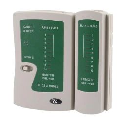 SKOLE Professional Network Cable Tester, RJ45 And RJ11 Lan Tester, LED Indicators RJ12 CAT5 CAT 6 UTP Ethernet ethernet image 3