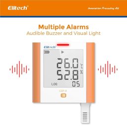 [ISO 17025 Certified] Elitech GSP-8 Digital Data Logger Refrigerator Temperature Humidity Recorder Alarm Reusable Recorder Refrigerator Thermometer 100000 Points image 3