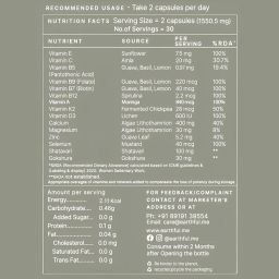 Multivitamin for Women 40+, 50+, Nearing Menopause | Improved Immunity, Hormonal Health, Skin, Hair & Bone Health | 100% Natural and Plant Based with 12 Vital Vitamins, Herbs | 60 Capsules image 3