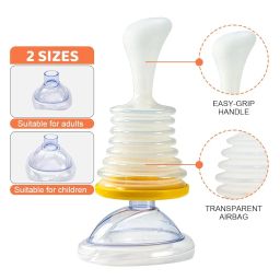 YOGIMOONI YOGIMOONI Anti Choking Device, Choking Rescue Device for Kids and Adults, Portable Airway Suction Device, Airway Suction Device for Home & Travel First Aid Kit image 1