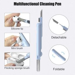7 in 1 Electronic Cleaner kit for Monitor Keyboard MacBook iPad iPhone iPod, Screen Dust Brush Soft Sweep, Swipe Cleaner Pen, Key Puller and Spray Bottle (Pack of 1) (MultiColor) image 2