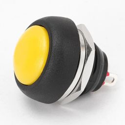 SHOKITECH Waterproof PBS-33B 12mm 2-Pin Mini Push Button Switch – Self-Reset, Round Type (Pack of 6 – Multicolor) image 3