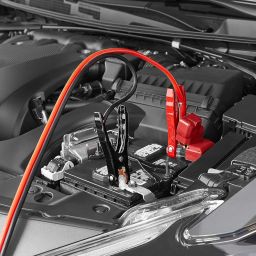 SHIORN SOON Car Auto Battery Booster Jumper Cable 6.2ft 6-Gauge CCA with Alligator Wire Clamps, Red, 12V 500A, Ideal for Cars, Trucks, Off-Road Vehicles image 4