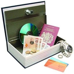 Vroxy Multi Use Security Safe Book Locker Box Safe Metal Cash Locker Vault with Combination (24 x 15.5 x 5.5 Cm, Assorted Color) image 3