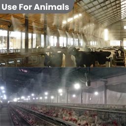AMPEREUS® Fogger Kit for Dairy Farm | Top-Performance Fogger System with 300 GPD Pump, 30 Durable Nozzles & 45m Pipe | Ideal for Dairy Farm Cooling & Humidity Control (Nozzle Distance 1.4m) image 3