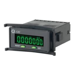GIC Make 110-240V Digital Hour Meter/Counter with relay output (Cat No: Z2221N0G2FT00) image 1