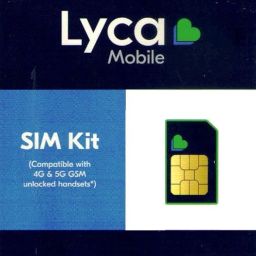 LycaMobile USA SIM Card Unlimited Calling & 3GB Data* with Free Universal Travel Adapter ONLY for USA image 1