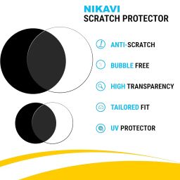 NIKAVI SMSG22 Speedo Meter Screen Protector Scratch Guard Compatible for - Royal Enfield Meteor 350 + NKVKC image 5