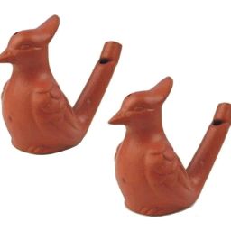 Generic Clay Bird Water Whistle, Multicolour, Set of 2 image 5