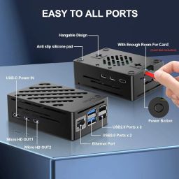 RasTech Raspberry Pi 5 8GB RAM Kit with Pi5 Case, Heatsinks, Srewdriver and Raspberry Pi 5 8GB Board Included image 2