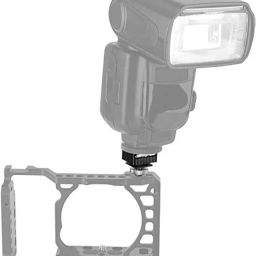 SHOPEE Flash Hot Shoe Mount Adapter to 1/4 Thread Hole with 1/4"-20 Male to 1/4"-20 Male Tripod Screw Adapter for Flash Holder Bracket Light Stands Umbrella Holder Flash Bracket,Strong and Solid image 2