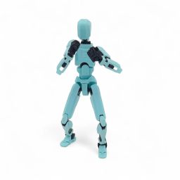 Dummy 13 Action Figure Robot | Fully Articulated Robot Toy | 3D Printed (Black Armour) image 3