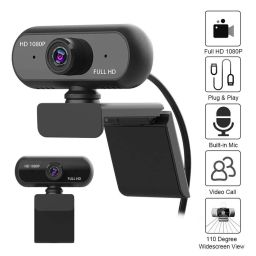 New Web Camera Ultra HD Microphone Auto Webcam 1080P Web Camera for Computers, Laptop, Desktop PC USB Webcam for Laptop Streaming, Video Calling, Live Conferencing Recording image 4