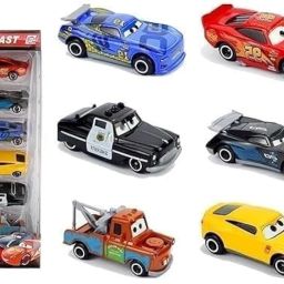 Umadiya® Mini Metal Die Cast Carr Set of 6 & 4 Toy Vehicle Play Set Free Wheel High Speed Unbreakable Car, Small Racing Carr for Exciting Playtime Adventures, Movie Vehicle Carr for Kid (Set of 6) image 5