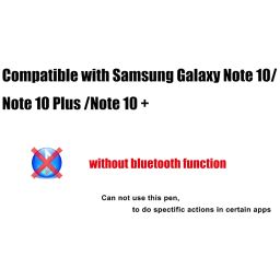 PCTC Note 10 S Pen Stylus Pen Replacement For Galaxy Note10/ Note 10+ Note 10 Plus And Note 10 5G Touch S Pen Withoutbluetooth(Black) image 5