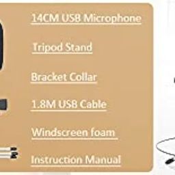 USB Microphone for Computer, JEEMAK PC21 USB Metal Microphone with Noise Reduction, Cardioid Pickup, and Zero-Latency for Computer PC Laptop Conference Chatting Gaming image 5